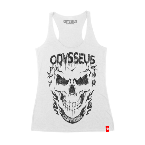 Psycho Cranium (Bone) Racerback Tank