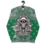 Bandana Unisex Hoodie Odysseus Clothing XS Green 