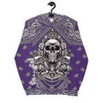 Bandana Unisex Hoodie Odysseus Clothing XS Purple 