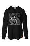 Beelzebill Fortune Teller Women's Lightweight Wash Hoodie hoodies Odysseus Clothing 