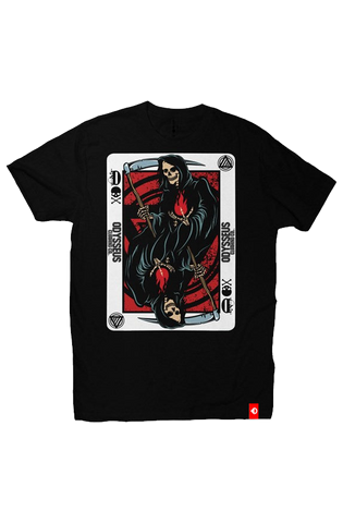 Death Card Unisex T-Shirt tshirts Odysseus Clothing 