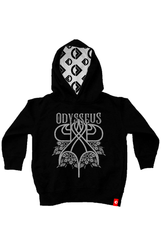 Flowers on the Grave of the King Kids Unisex Pullover Hoodie hoodies Odysseus Clothing 