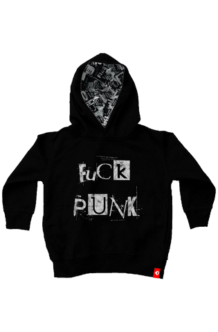 Fuck Punk Kids Unisex Pullover Hoodie hoodies Odysseus Clothing 