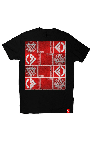 LA Mental (Stacked) Unisex T-Shirt tshirts Odysseus Clothing 