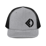 Palintonos Offset Snapback Trucker Cap Odysseus Clothing Black/Grey 