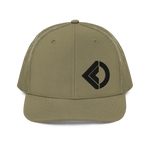 Palintonos Offset Snapback Trucker Cap Odysseus Clothing Loden 
