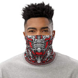 Skull Bandana Neck Gaiter Odysseus Clothing Red 